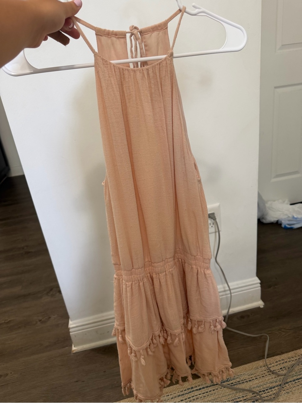 Mustard Seed Peach Blush Sleeveless Dress